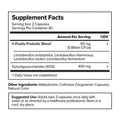 O Positiv URO Vaginal Probiotics for Women pH Balance with Prebiotics & Lactobacillus Probiotic Blend - Vaginal Health Supplement - Promote Healthy Vaginal Odor & Vaginal Flora, 60 Count (Pack of 2)