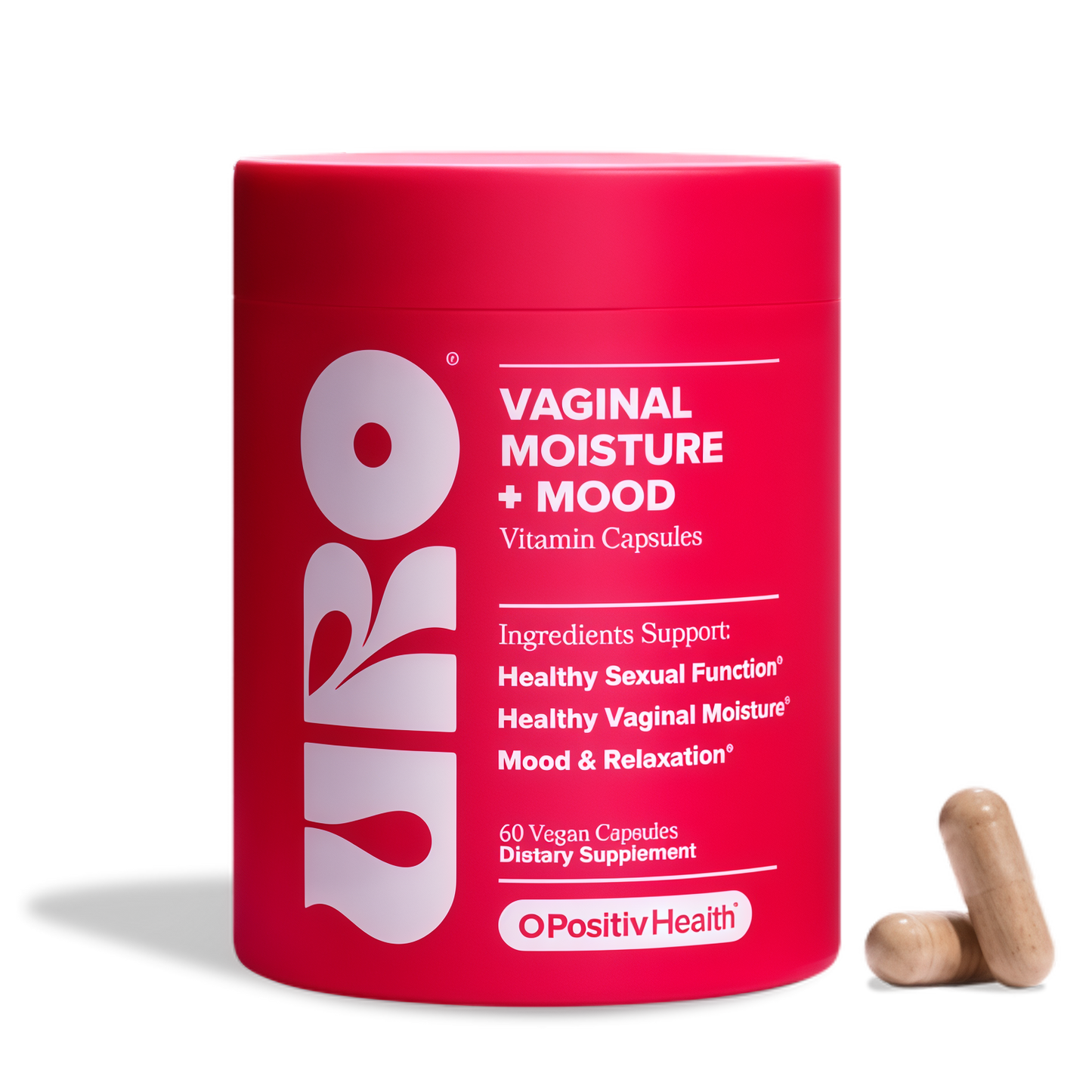 O Positiv URO Women’s Probiotic – All-in-one Probiotic for Women - Vaginal, Gut, Skin, and Oral Microbiome Health – 20B+ CFUs, Licorice Root, Dandelion – Non-GMO, Vegan, Gluten-Free – 30 Capsules